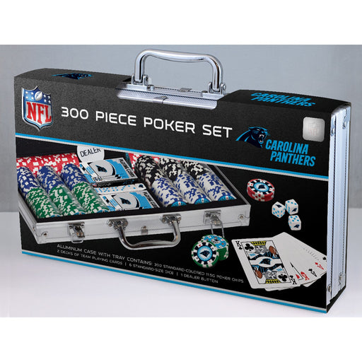 Carolina Panthers 300 Piece Poker Set - Just $124.99! Shop now at Retro Gaming of Denver