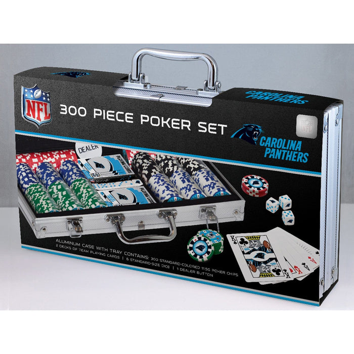 Carolina Panthers 300 Piece Poker Set - for just $124.99! 