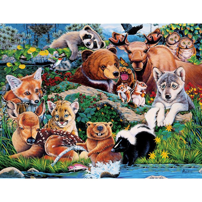 World of Animals - Forest Friends 100 Piece Jigsaw Puzzle - Just $9.99! Shop now at Retro Gaming of Denver