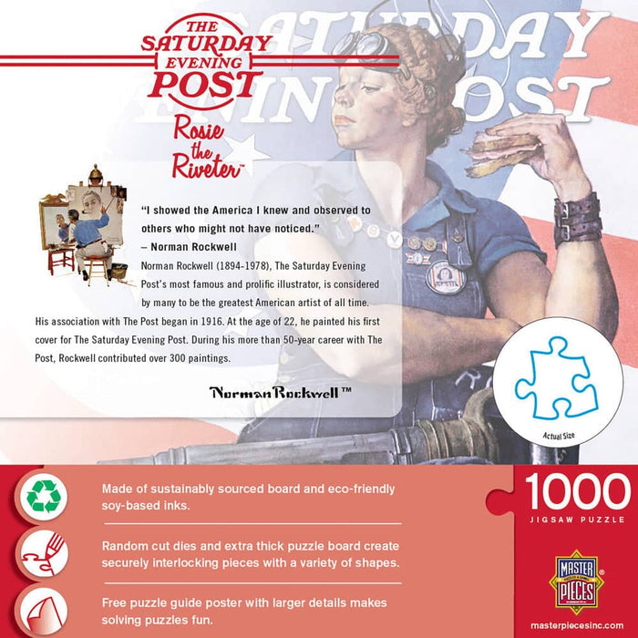 Saturday Evening Post - Rosie the Riveter 1000 Piece Jigsaw Puzzle - for just $16.99! 