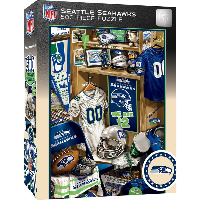 Seattle Seahawks - Locker Room 500 Piece Jigsaw Puzzle - for just $16.99! 