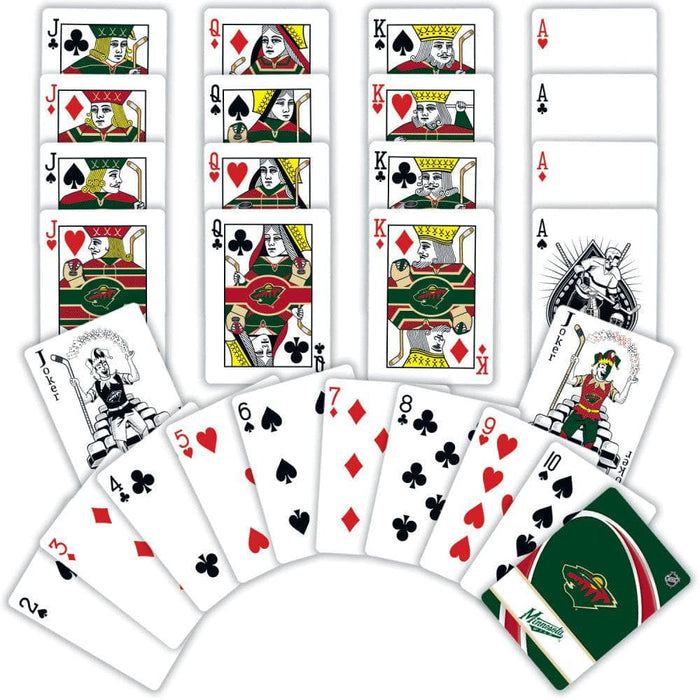 Minnesota Wild Playing Cards - 54 Card Deck - for just $7.99! 