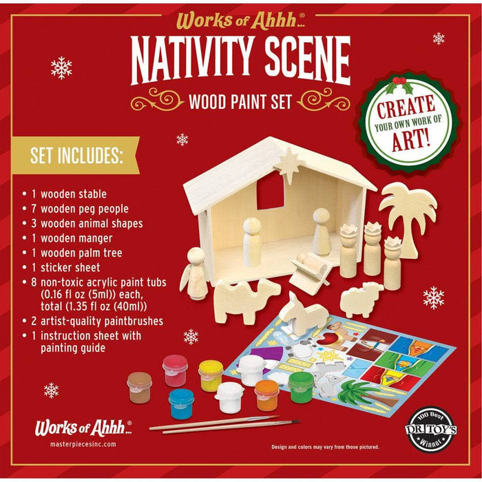Nativity Scene Wood Craft & Paint Kit - for just $24.99! 