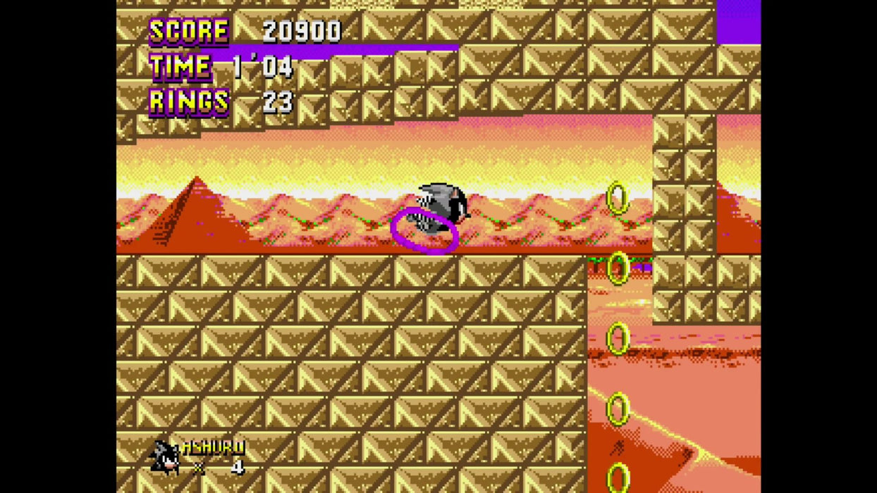 Sonic and Ashuro Cart Sega Genesis Reproduction Video Game Cart - for just $19.99! 