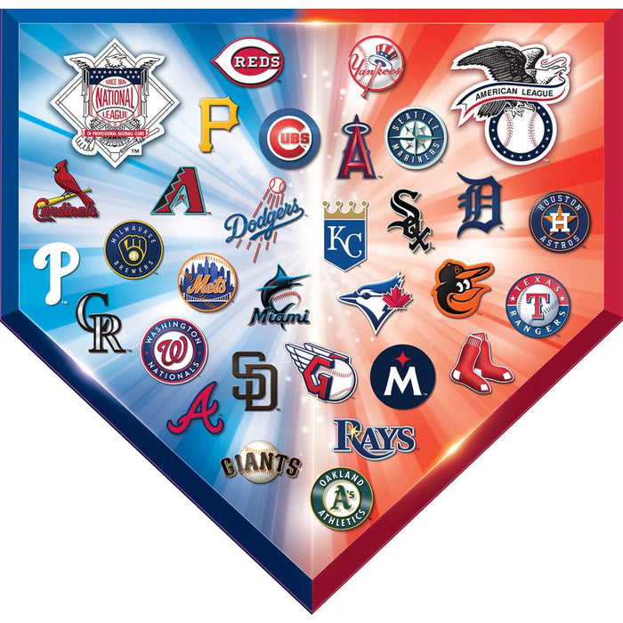 MLB - Home Plate 500 Piece Shaped Jigsaw Puzzle - for just $16.99! 