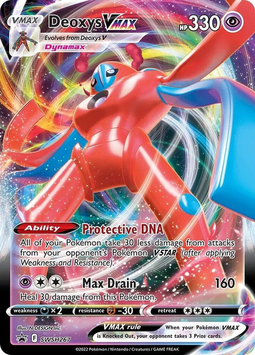 Deoxys VMAX (SWSH267) [Sword & Shield: Black Star Promos] - for just $2.50! 