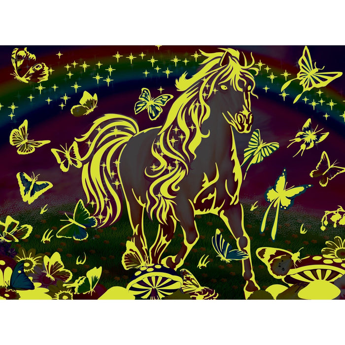 Glow in the Dark - Rainbow World 60 Piece Jigsaw Puzzle - for just $12.99! 