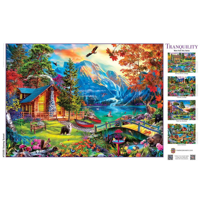 Tranquility - Soaring Sunset 1000 Piece Jigsaw Puzzle - for just $16.99! 