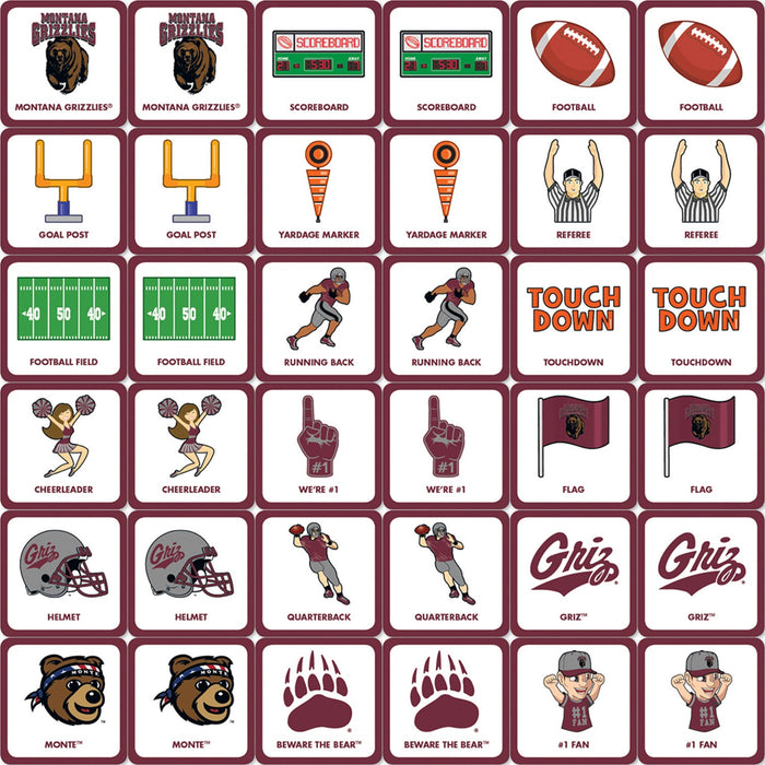 Montana Grizzlies Matching Game - Just $7.79! Shop now at Retro Gaming of Denver