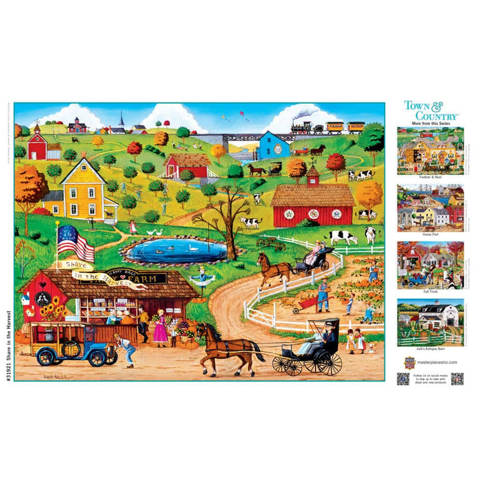 Town & Country - Share in the Harvest 300 Piece EZ Grip Jigsaw Puzzle - for just $14.99! 
