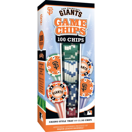 San Francisco Giants 100 Piece Poker Chips - Just $17.99! Shop now at Retro Gaming of Denver