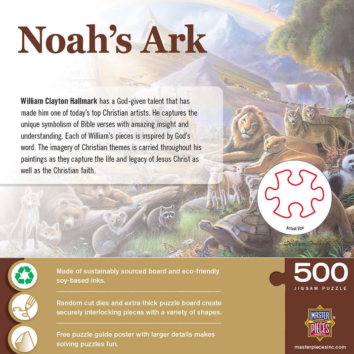 Noah's Ark 500 Piece Jigsaw Puzzle - Just $14.99! Shop now at Retro Gaming of Denver