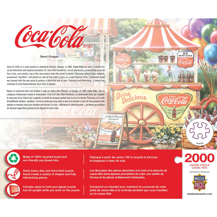 Signature Collection - Coca-Cola Stand 2000 Piece Jigsaw Puzzle - Just $24.99! Shop now at Retro Gaming of Denver