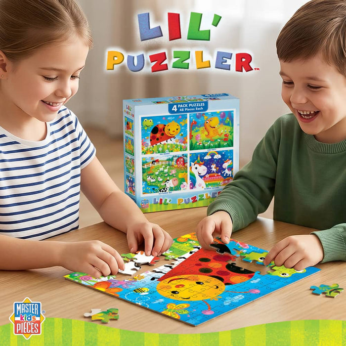 Lil Puzzler 48 Piece Jigsaw Puzzles 4-Pack - for just $10.99! 