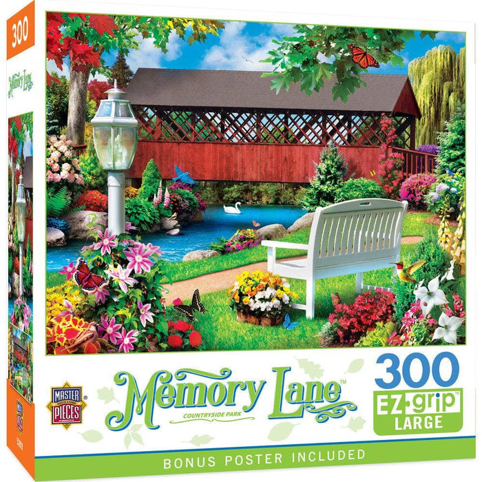 Memory Lane - Countryside Park 300 Piece EZ Grip Jigsaw Puzzle - for just $14.99! 