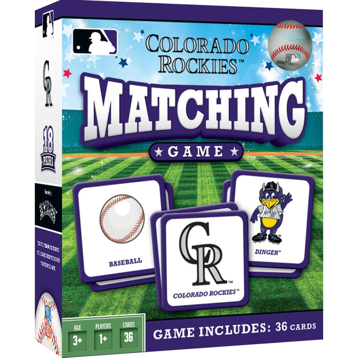 Colorado Rockies Matching Game - Just $7.79! Shop now at Retro Gaming of Denver