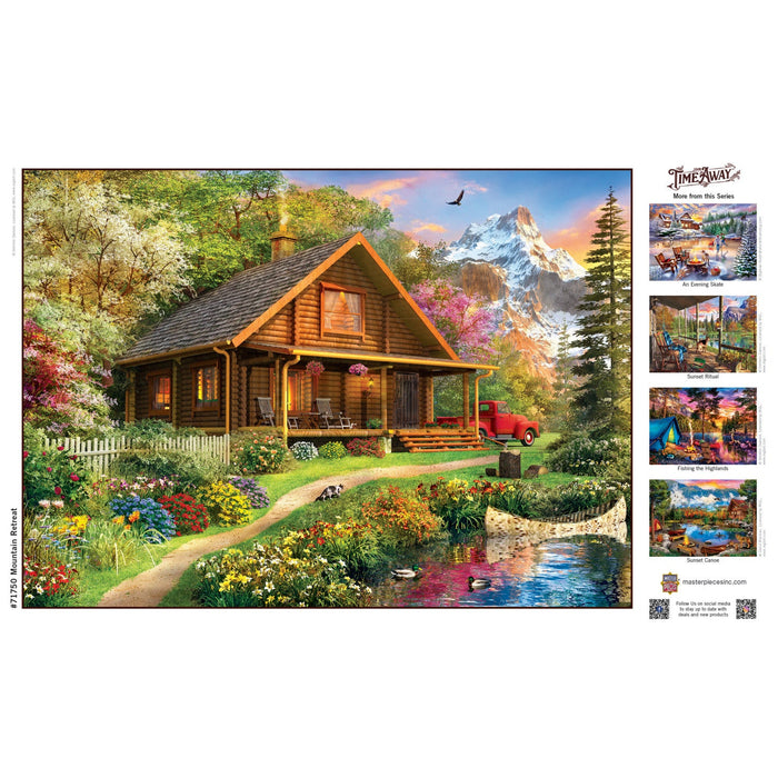 Time Away - Mountain Retreat 1000 Piece Jigsaw Puzzle - Just $16.99! Shop now at Retro Gaming of Denver