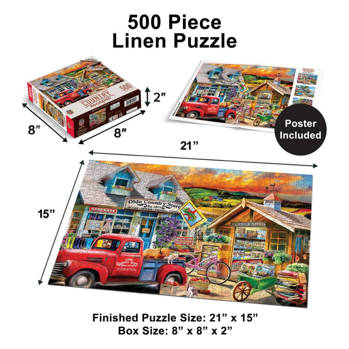 Country Escapes - The Puzzle Shed 500 Piece Jigsaw Puzzle - for just $14.99! 