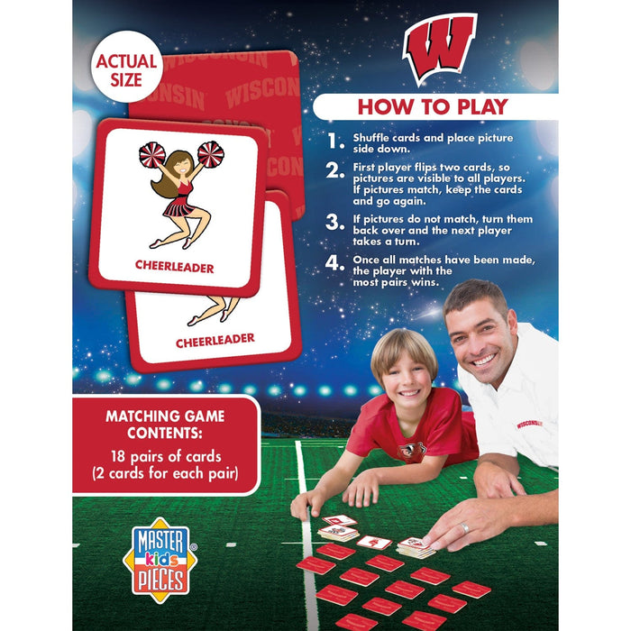 Wisconsin Badgers Matching Game - for just $12.99! 