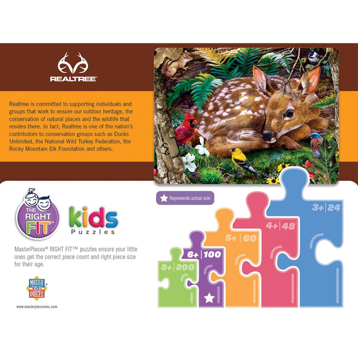 Realtree - Forest Babies 100 Piece Jigsaw Puzzle - for just $12.99! 