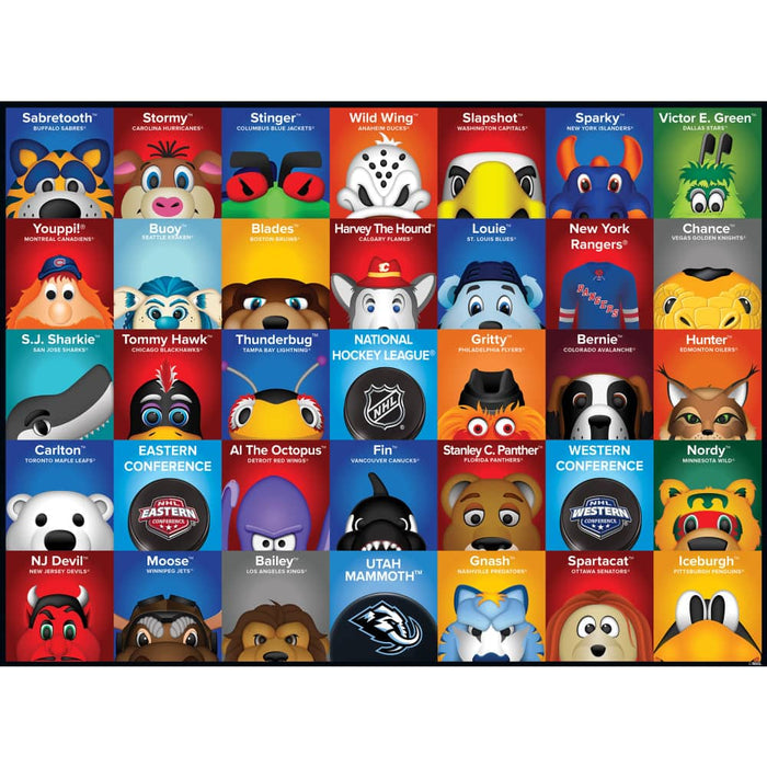 NHL Mascots 100 Piece Jigsaw Puzzle - for just $14.99! 