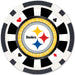 Pittsburgh Steelers 100 Piece Poker Chips - Just $29.99! Shop now at Retro Gaming of Denver