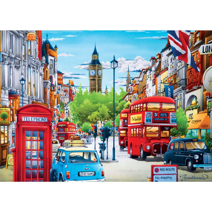 Travel Diary - London 500 Piece Jigsaw Puzzle - for just $14.99! 