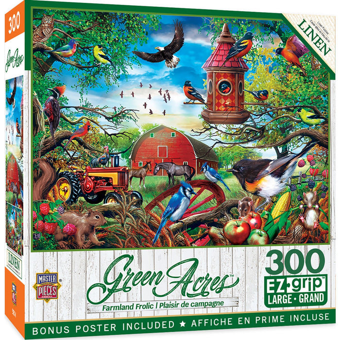 Green Acres - Farmland Frolic 300 Piece EZ Grip Jigsaw Puzzle - Just $14.99! Shop now at Retro Gaming of Denver