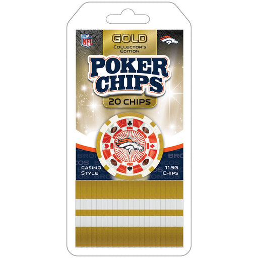 Denver Broncos 20 Piece Poker Chips - Just $5.99! Shop now at Retro Gaming of Denver