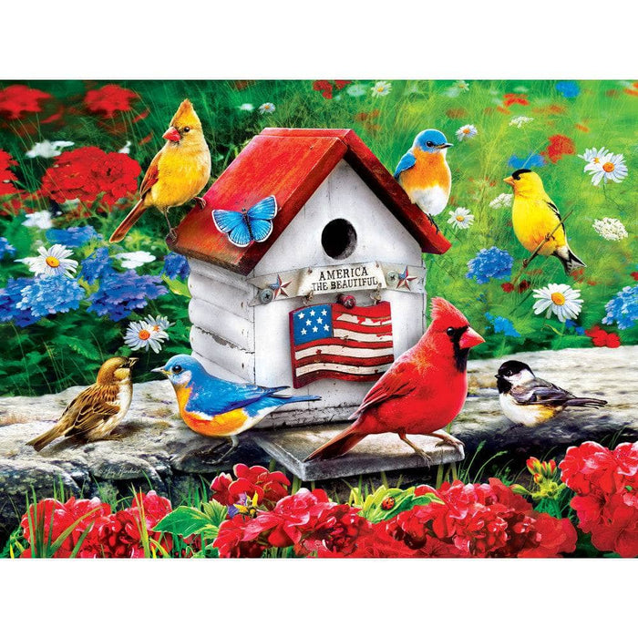 Audubon - An American Birdhouse 300 Piece EZ Grip Jigsaw Puzzle - for just $14.99! 