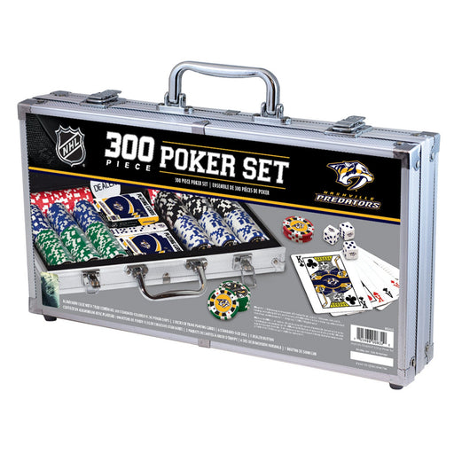 Nashville Predators 300 Piece Poker Set - Premium Poker Chips & Sets - Just $124.99! Shop now at Retro Gaming of Denver