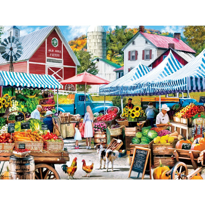 Farmer's Market - Old Mill Farm Stand 750 Piece Jigsaw Puzzle - Just $14.99! Shop now at Retro Gaming of Denver