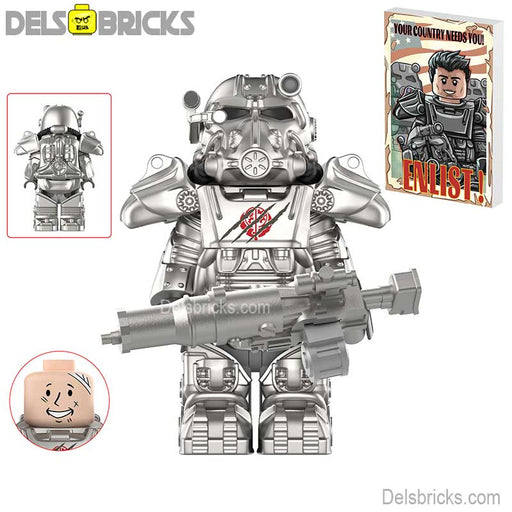 Fallout T60 Power Armor Lego Minifigures Custom video Game Toys Set1-2 - Just $4.99! Shop now at Retro Gaming of Denver