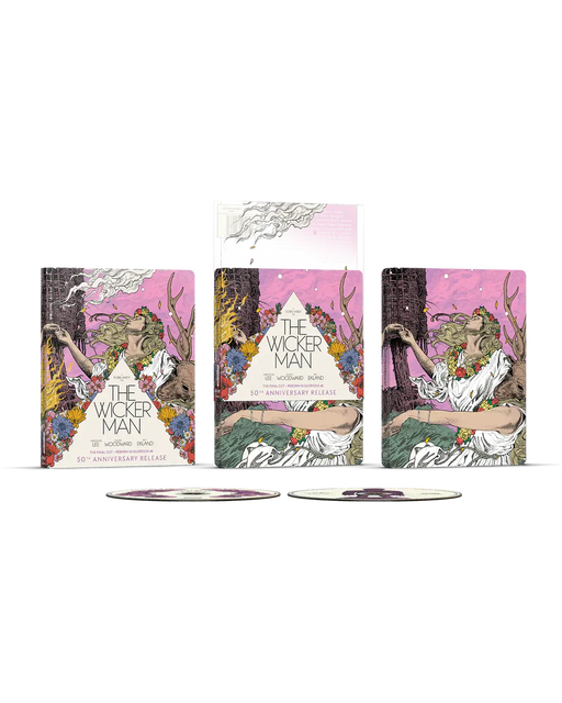 The Wicker Man - 50th Anniversary Limited Edition Steelbook (4K UHD + Blu-ray + Digital) - for just $49.99! 