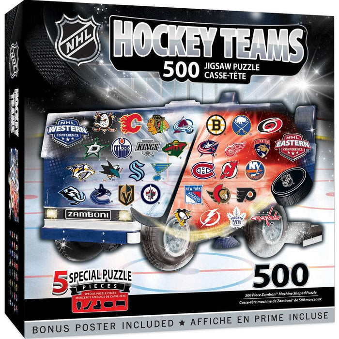 NHL - Zamboni 500 Piece Shaped Jigsaw Puzzle - for just $16.99! 