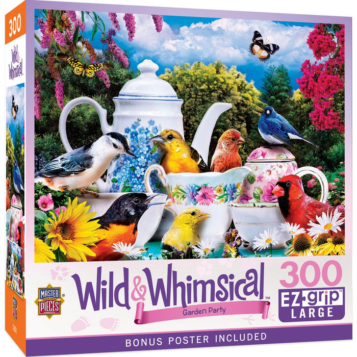 Wild & Whimsical - Garden Party 300 Piece EZ Grip Jigsaw Puzzle - for just $14.99! 