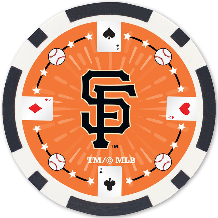 San Francisco Giants 100 Piece Poker Chips - Just $17.99! Shop now at Retro Gaming of Denver