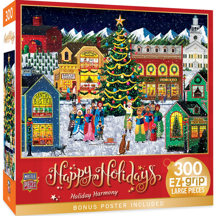 Happy Holidays - Holiday Harmony 300 Piece EZ Grip Jigsaw Puzzle - Just $14.99! Shop now at Retro Gaming of Denver