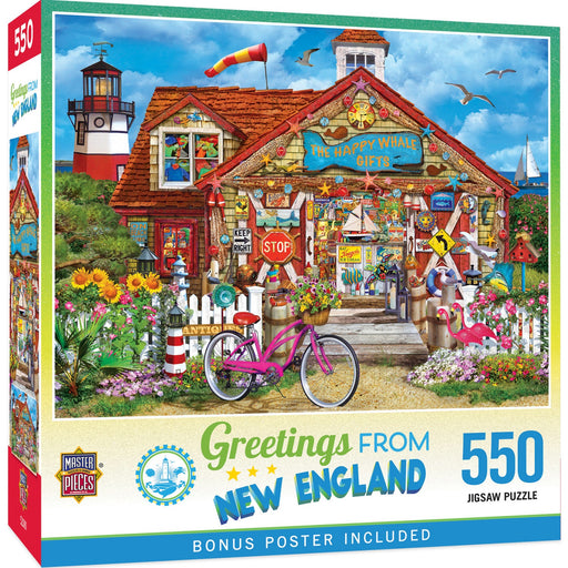 Greetings From New England - 550 Piece Jigsaw Puzzle - Just $14.99! Shop now at Retro Gaming of Denver