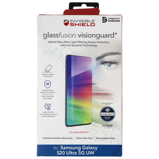 ZAGG (GlassFusion VisionGuard+) for Samsung Galaxy S20 Ultra 5G UW - Clear - for just $17.96! 