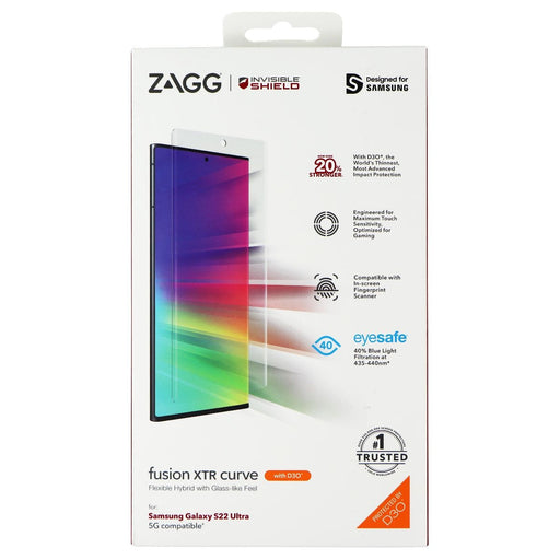 ZAGG InvisibleShield Fusion XTR Curve Screen Protector for Galaxy S22 Ultra - for just $9.95! 