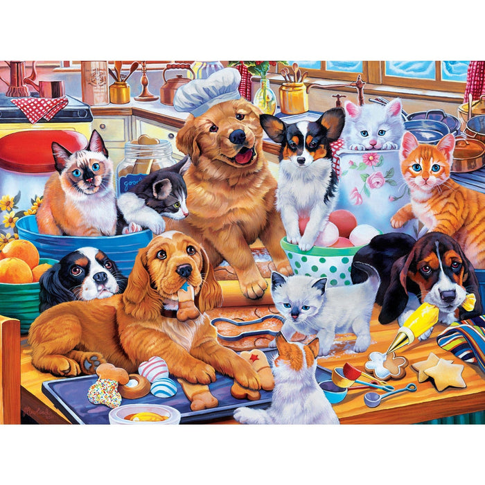 Playful Paws - Baking Cookoff 300 Piece EZ Grip Jigsaw Puzzle - for just $14.99! 