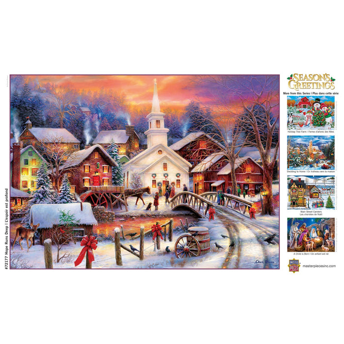 Season's Greetings - Hope Runs Deep 1000 Piece Jigsaw Puzzle - Just $16.99! Shop now at Retro Gaming of Denver