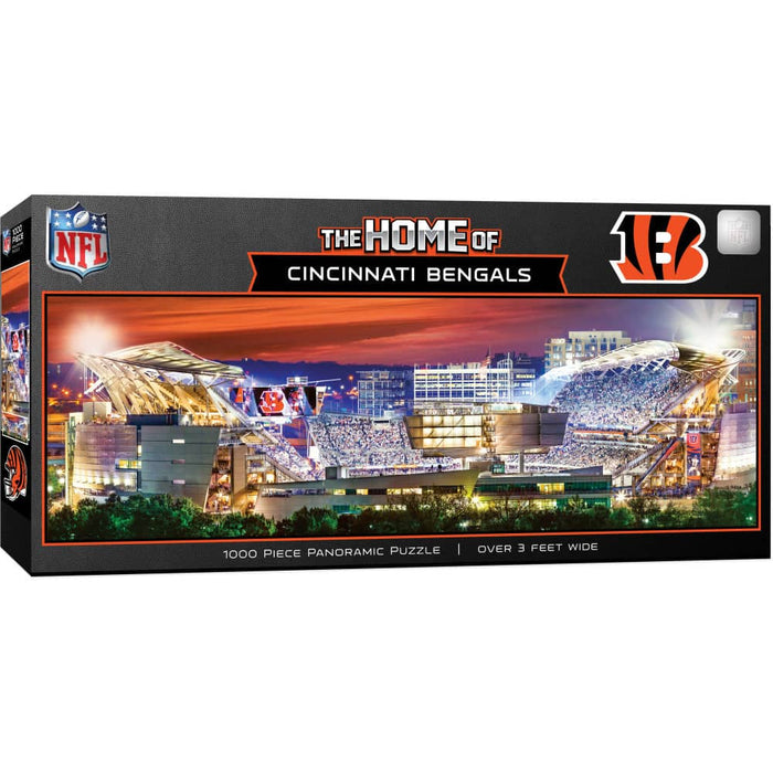 Cincinnati Bengals - Stadium View 1000 Piece Panoramic Jigsaw Puzzle - for just $19.99! 