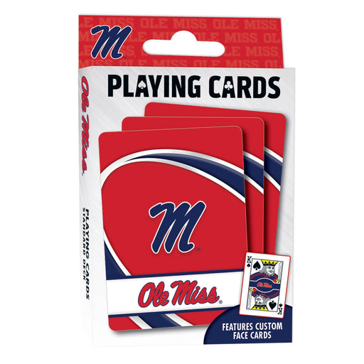 Ole Miss Rebels Playing Cards - 54 Card Deck - Premium Dice & Cards Sets - Just $6.99! Shop now at Retro Gaming of Denver
