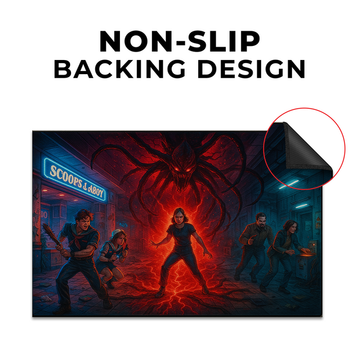 Stranger Things Inspired Decor Rug- 62x40 inches - for just $44.99! 