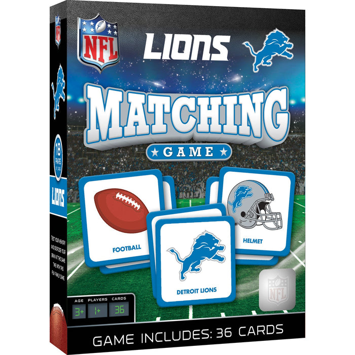 Detroit Lions Matching Game - Just $12.99! Shop now at Retro Gaming of Denver