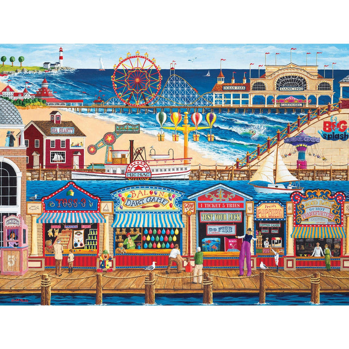 Family Time - Ocean Park 400 Piece Jigsaw Puzzle - for just $14.99! 
