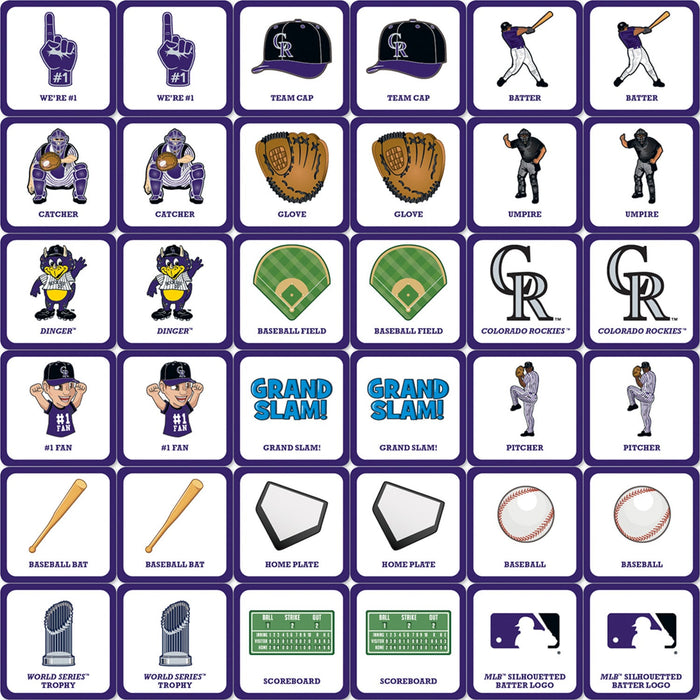 Colorado Rockies Matching Game - Just $7.79! Shop now at Retro Gaming of Denver