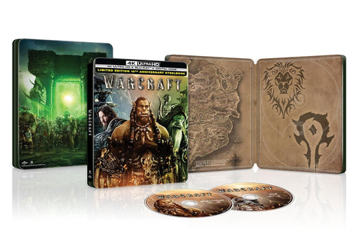 Warcraft - 10th Anniversary Limited Edition Steelbook (4K Ultra HD + Blu-ray + Digital) - for just $37.99! 